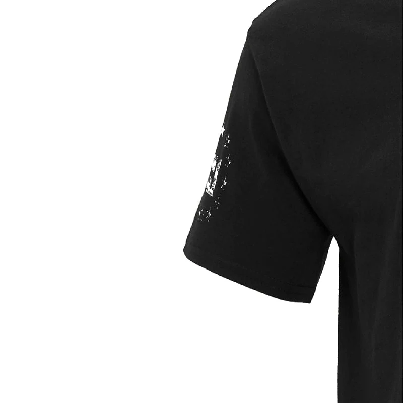 Men's American Flag Cross Overlay Graphic T-Shirt - Image 5