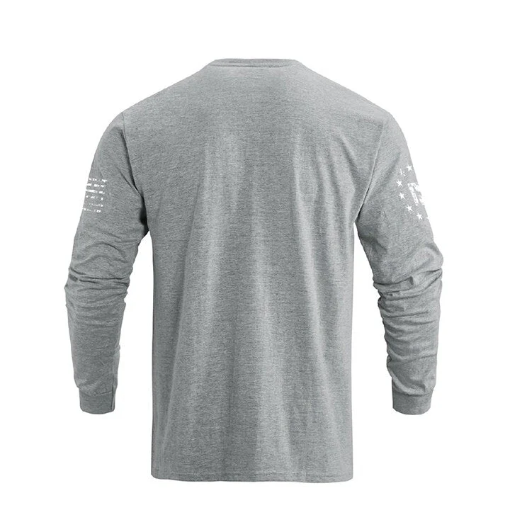 Men's GOD FAMILY COUNTRY American Flag Long Sleeve T-Shirt - Image 3