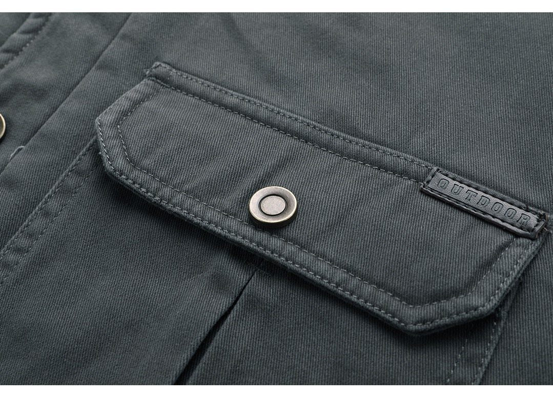 Thick Single Breasted Hoodie Jacket - Image 11