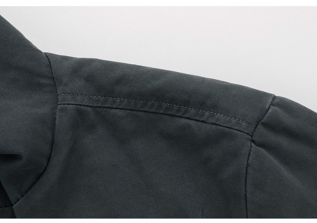 Thick Single Breasted Hoodie Jacket - Image 15