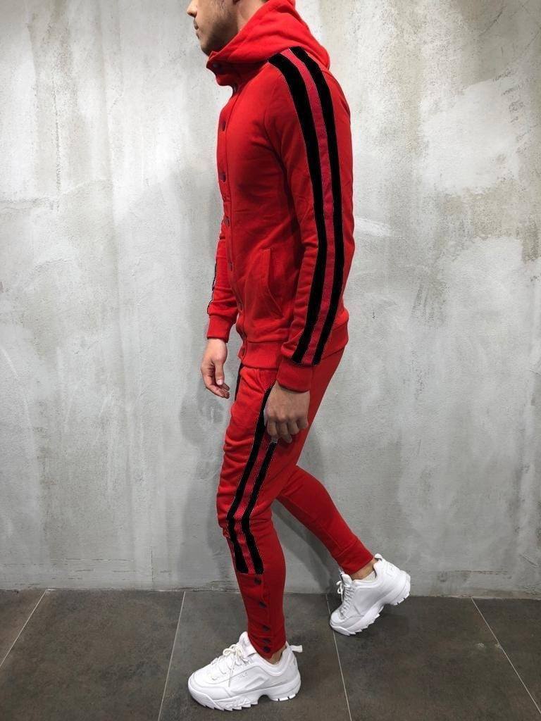 Tracksuit-Men's Casual Sportswear Hoodie & Pants Tracksuits - Image 8