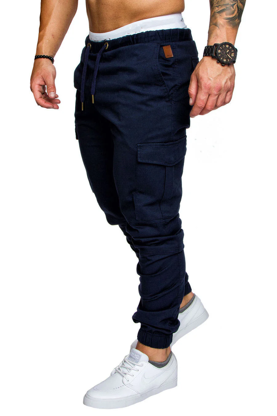 Men's Multi-Pocket Casual Trousers Pants - Image 9