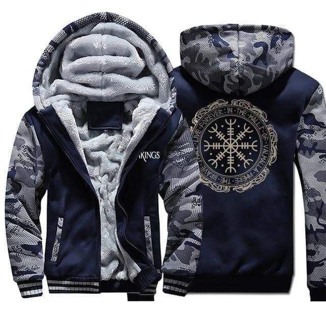 Vikings Man Printed Hoodie Jackets - Image 5