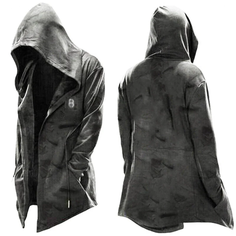 Vintage Casual Long-sleeved Hoodie Jacket - Image 2